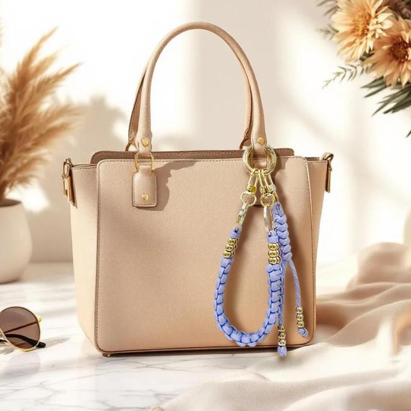 ハンドストラップ パラコードスマホショルダー 携帯ストラップ ラベンダー