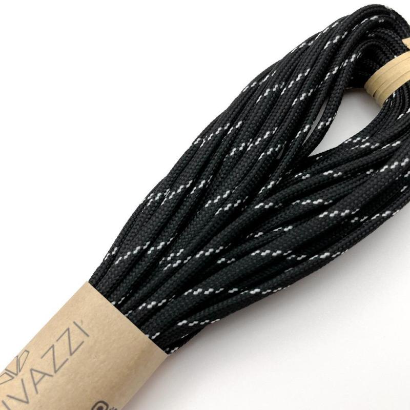 パラコード 4mm 【10m x 3本セット】ラメブラックモダン系セット